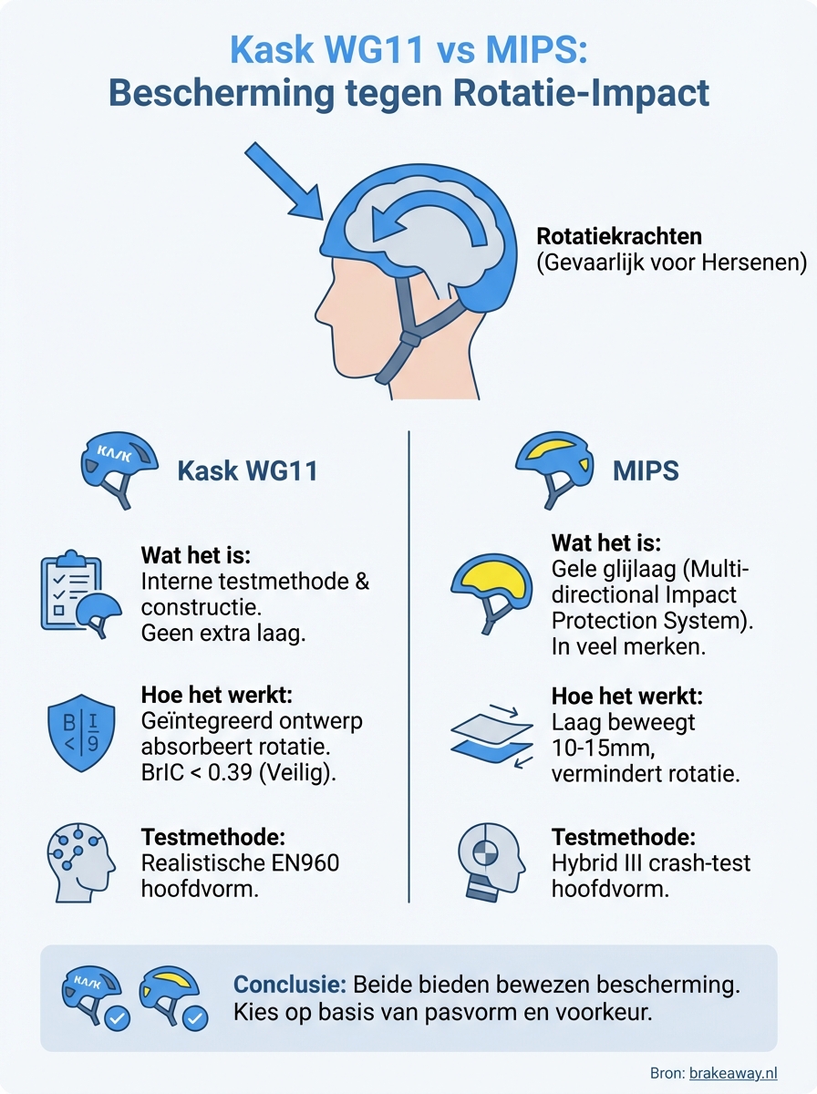 kask wg11 vs mips infographic