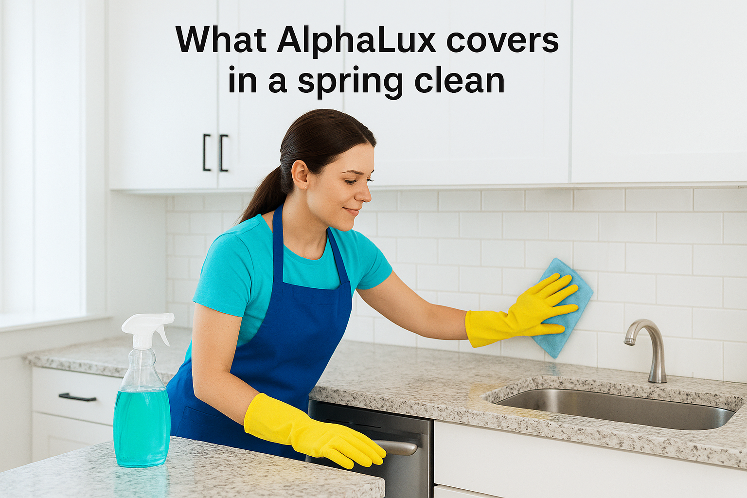 What AlphaLux covers in a spring clean