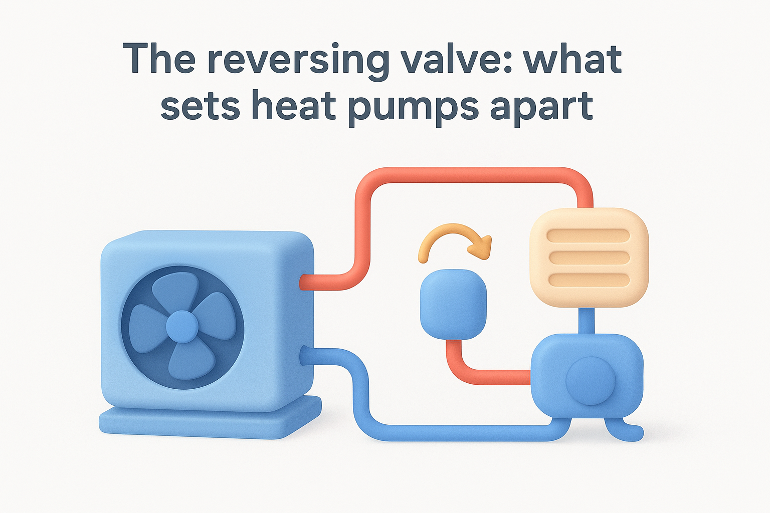 The reversing valve: what sets heat pumps apart
