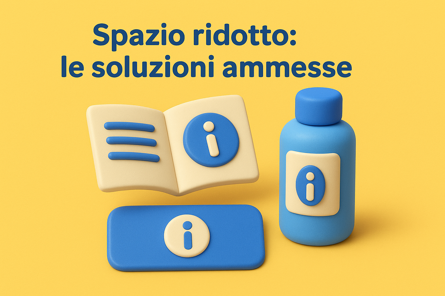 Spazio ridotto: le soluzioni ammesse