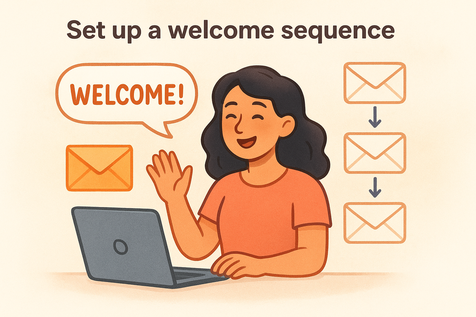 Set up a welcome sequence