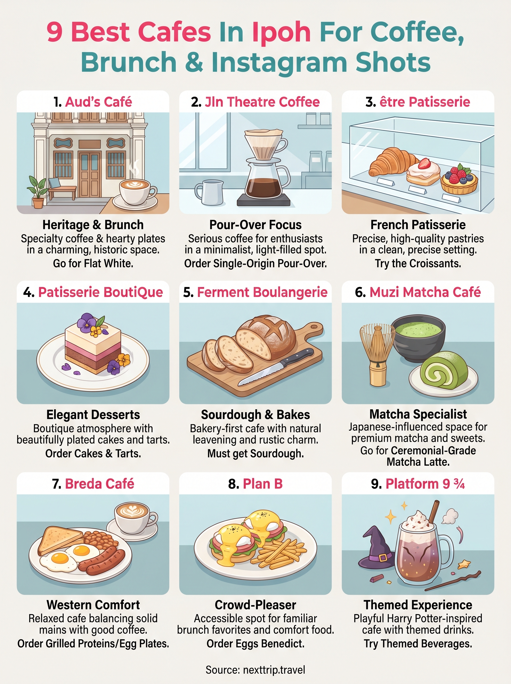 best cafes in ipoh infographic