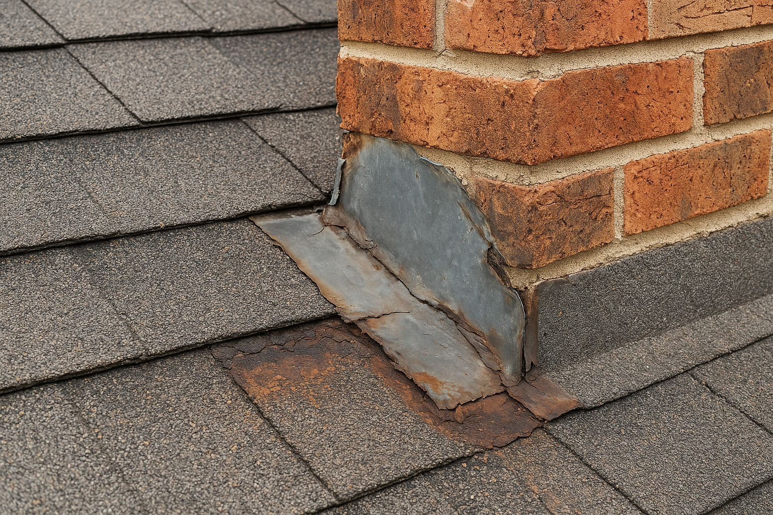 What failed flashing and sealants look like