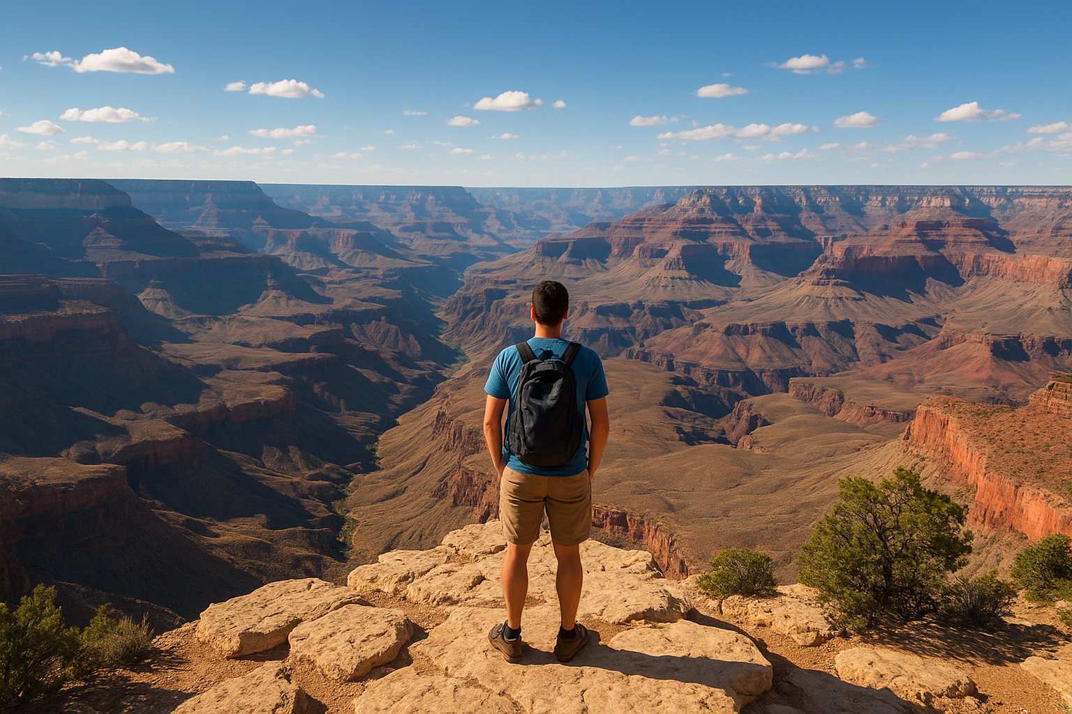 The feeling of standing at the rim