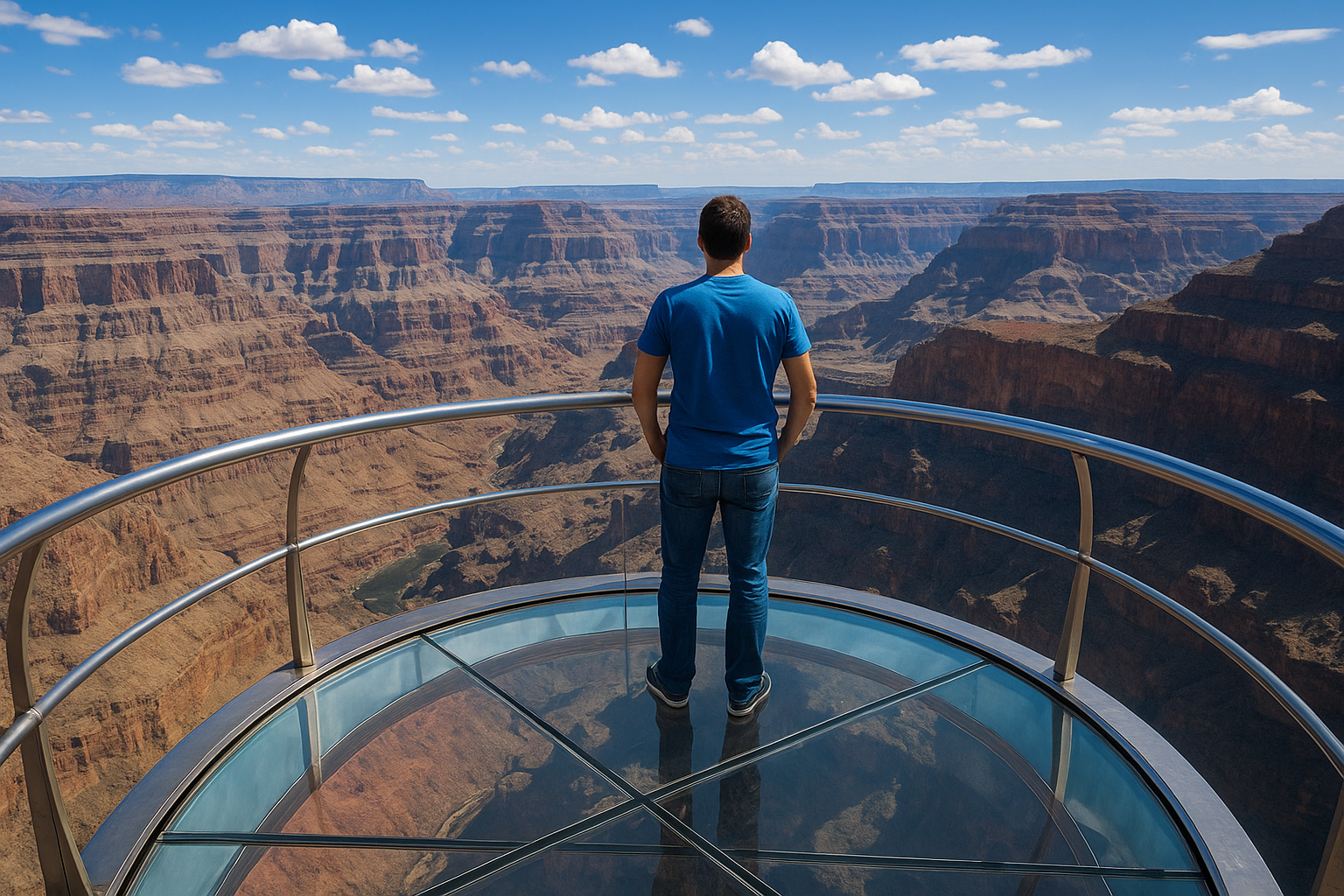 The feeling of standing at the rim here