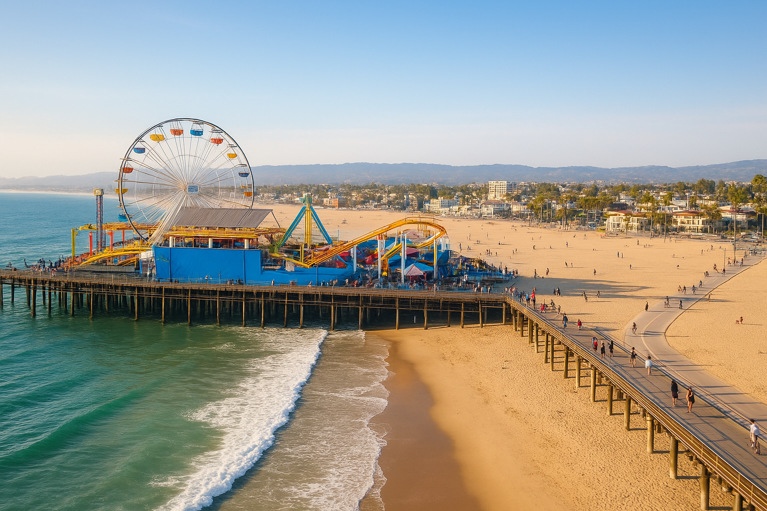 7. Santa Monica Pier and Santa Monica Beach