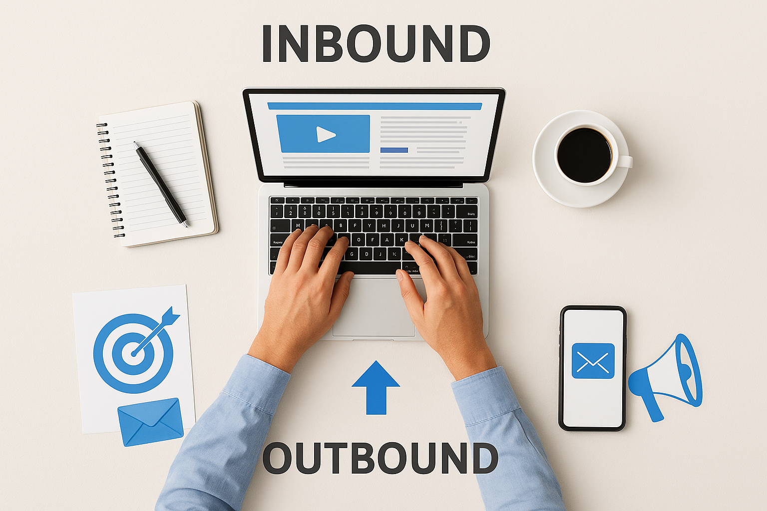 Inbound and outbound lead generation defined