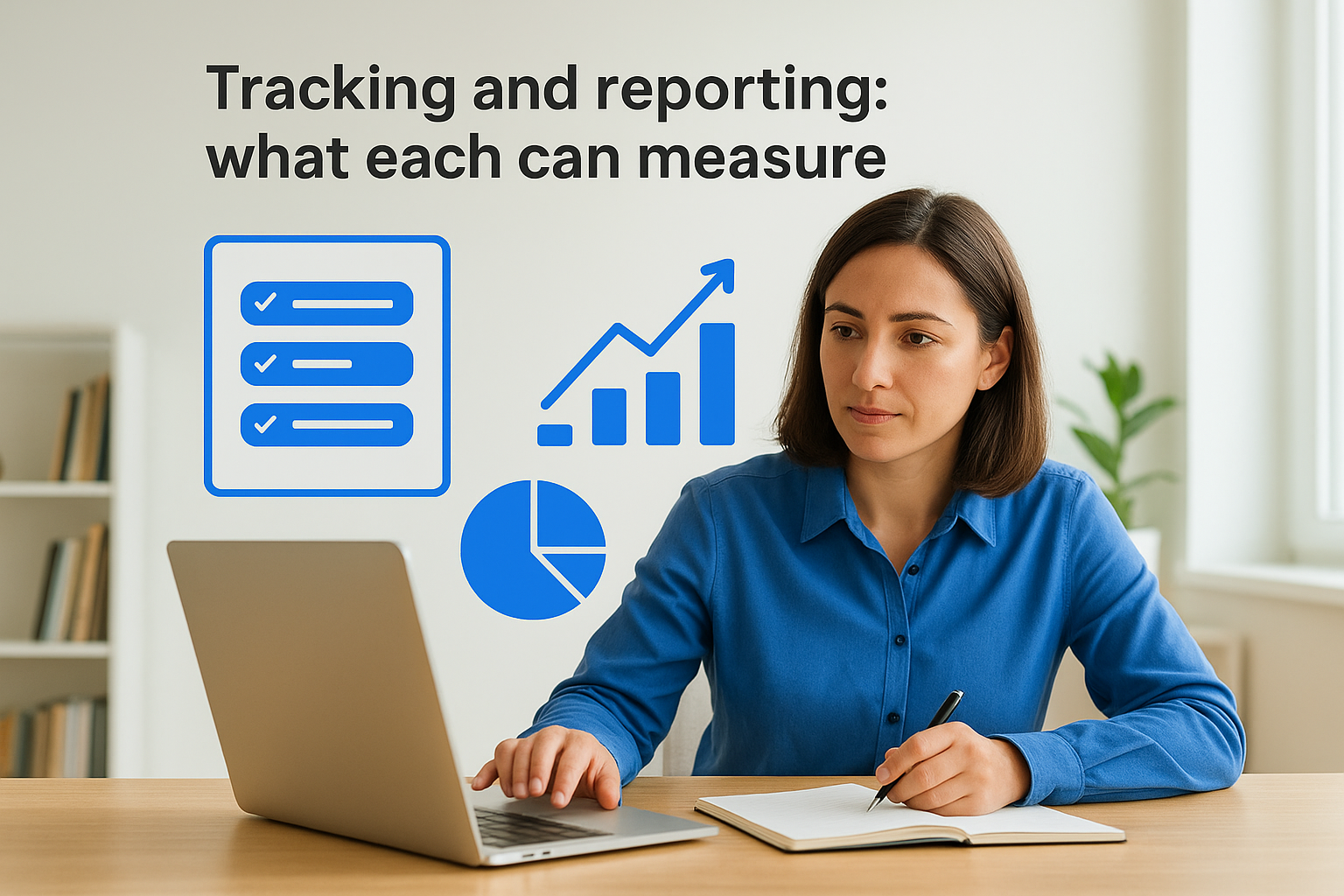 Tracking and reporting: what each can measure
