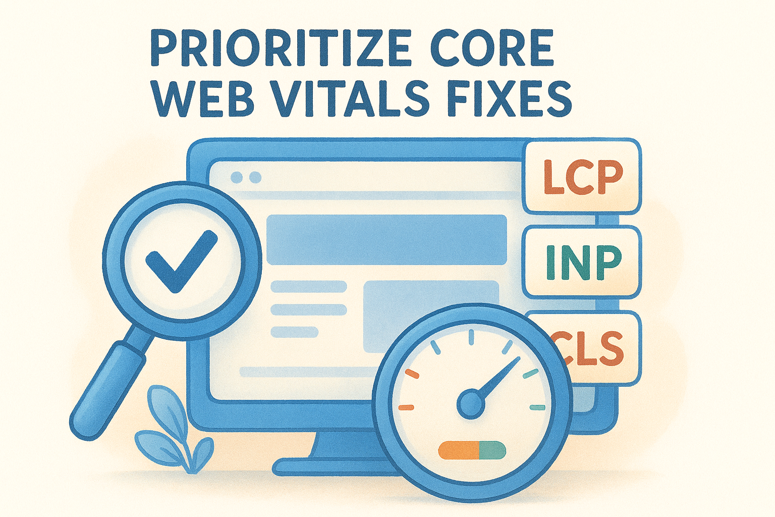 2. Prioritize Core Web Vitals fixes