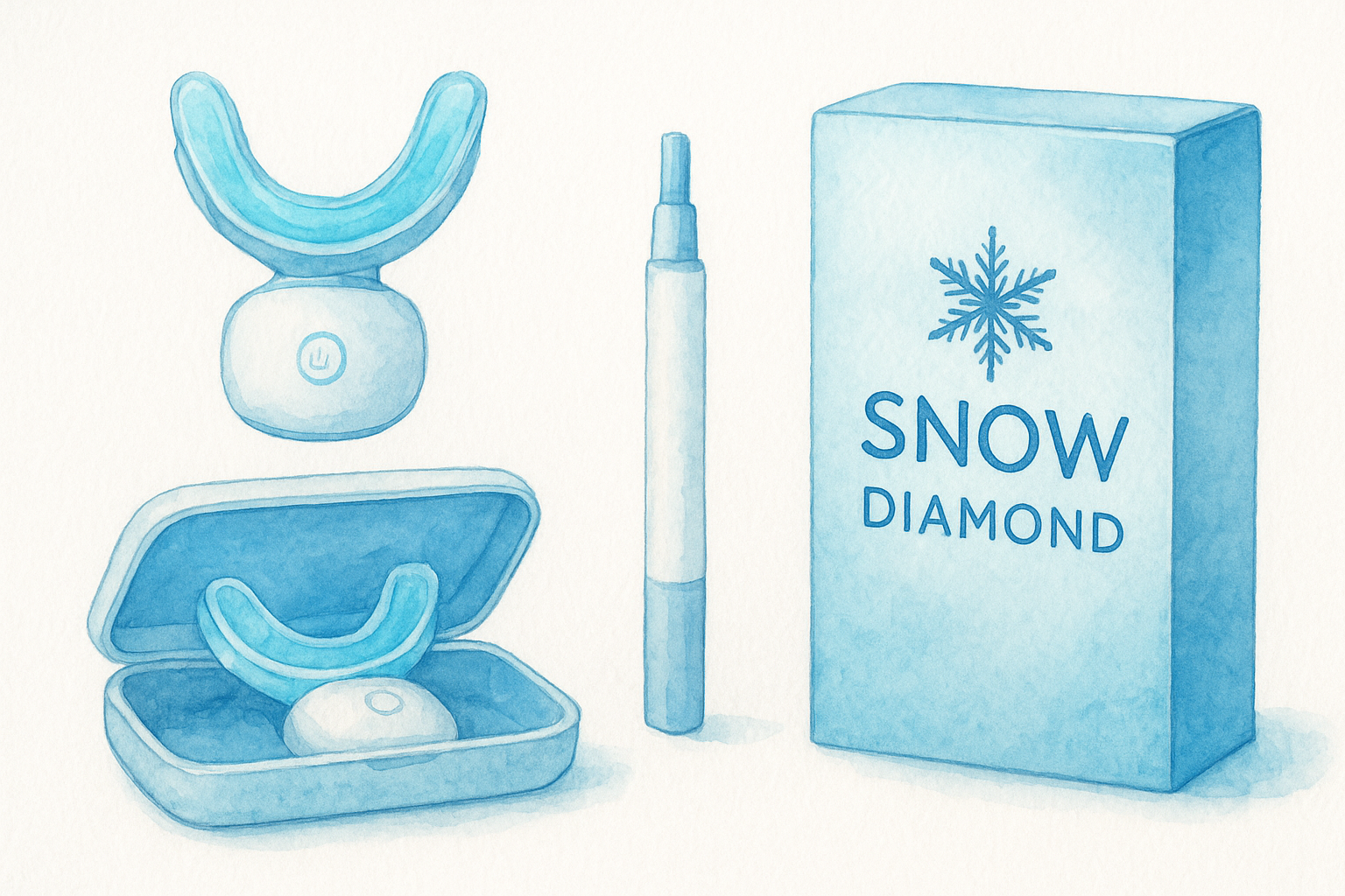 7. Snow Diamond wireless whitening kit