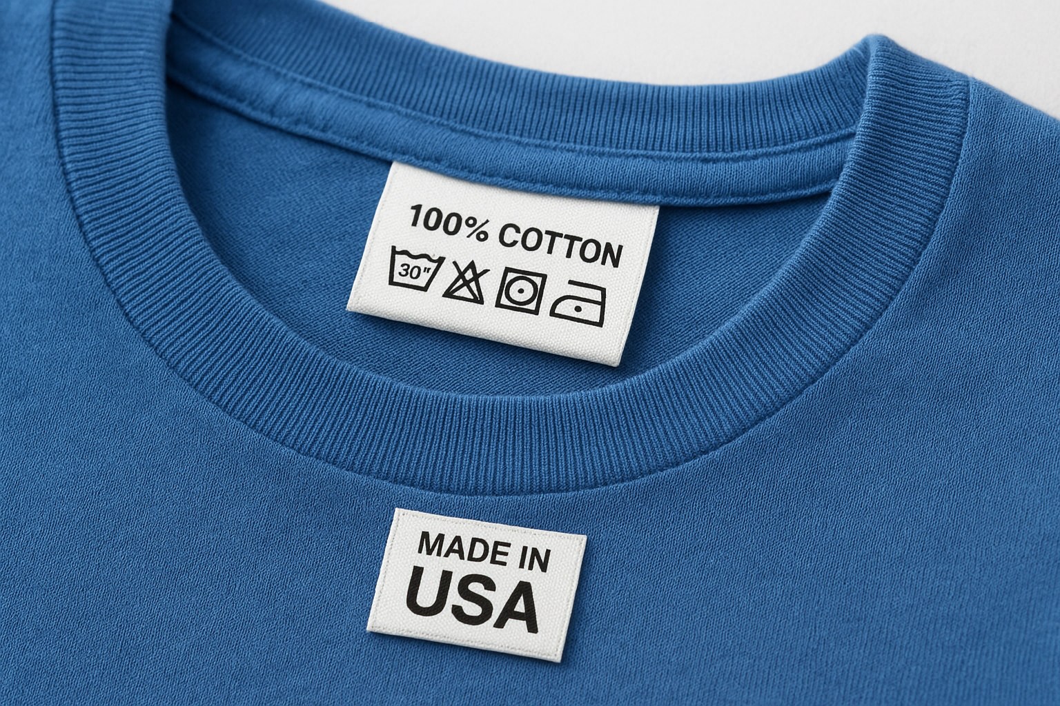 Care and composition labels