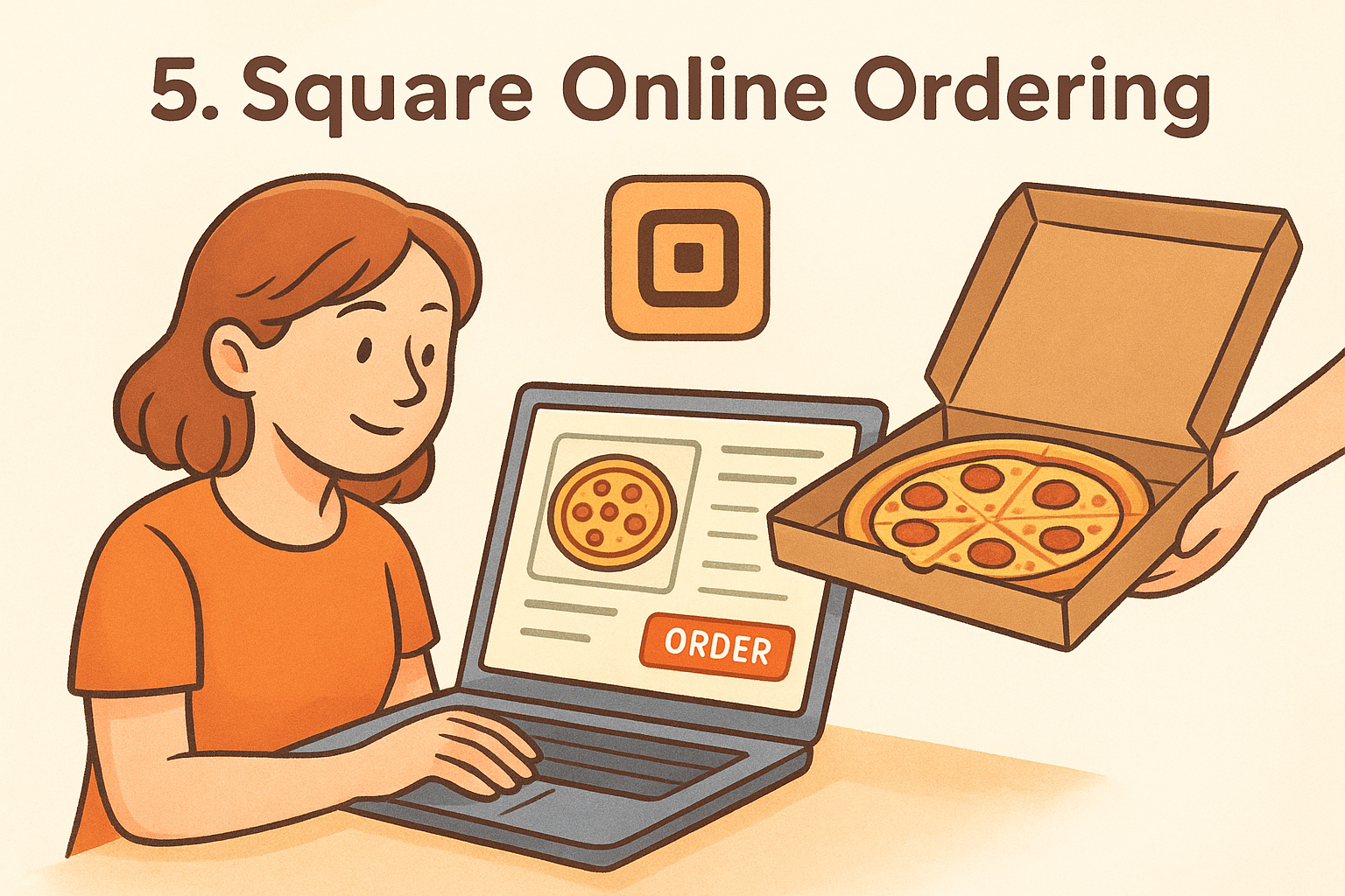 5. Square Online Ordering
