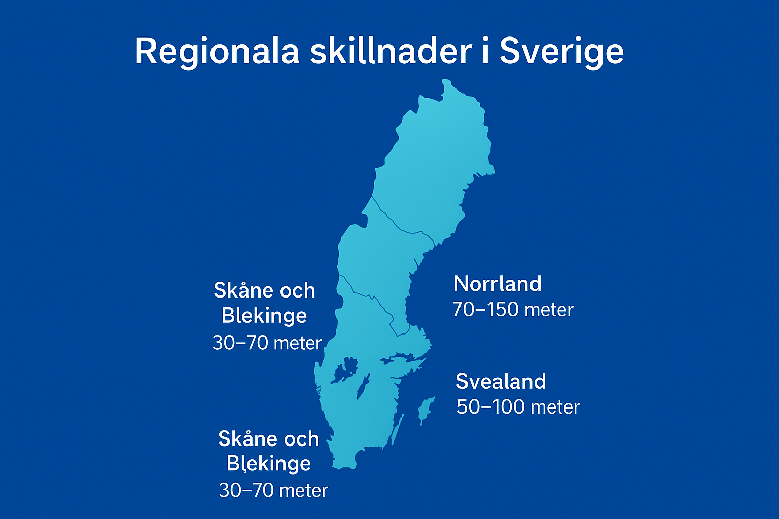Regionala skillnader i Sverige