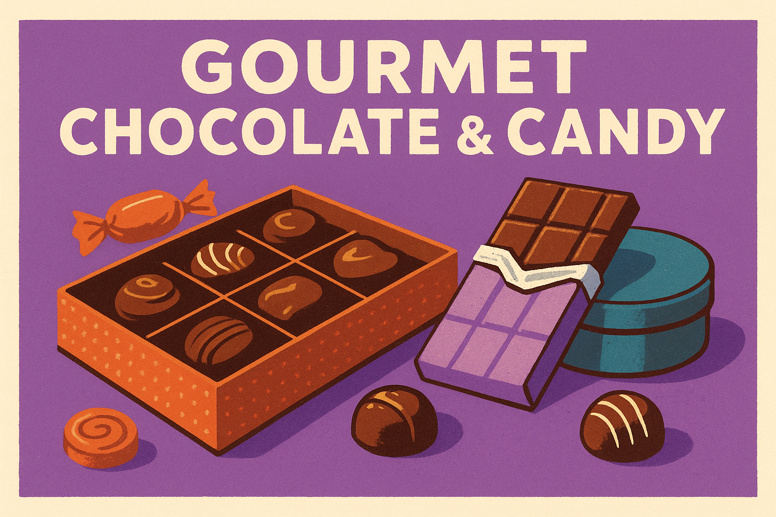 10. Gourmetchocolade en snoep