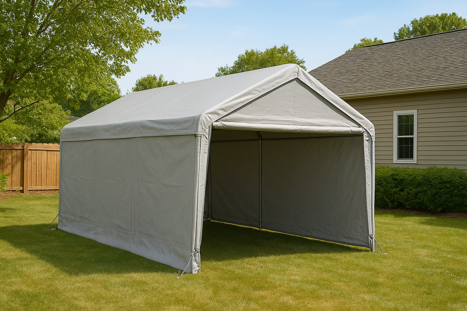8. ShelterLogic 10x20 Canopy-in-a-Box