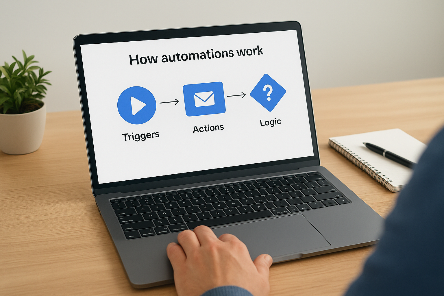 ActiveCampaign Marketing Automation: Features & Workflows How automations work: triggers, actions, and logic