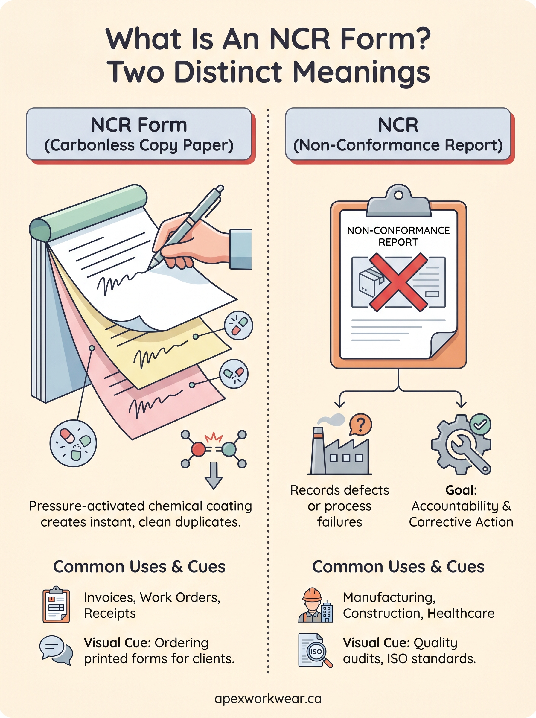 what is an ncr form infographic