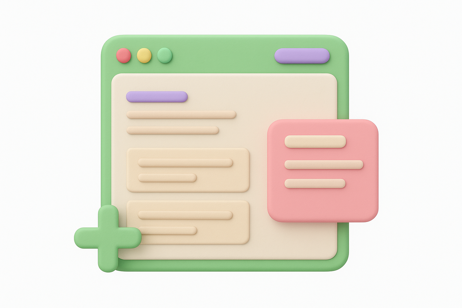Structure the template body
