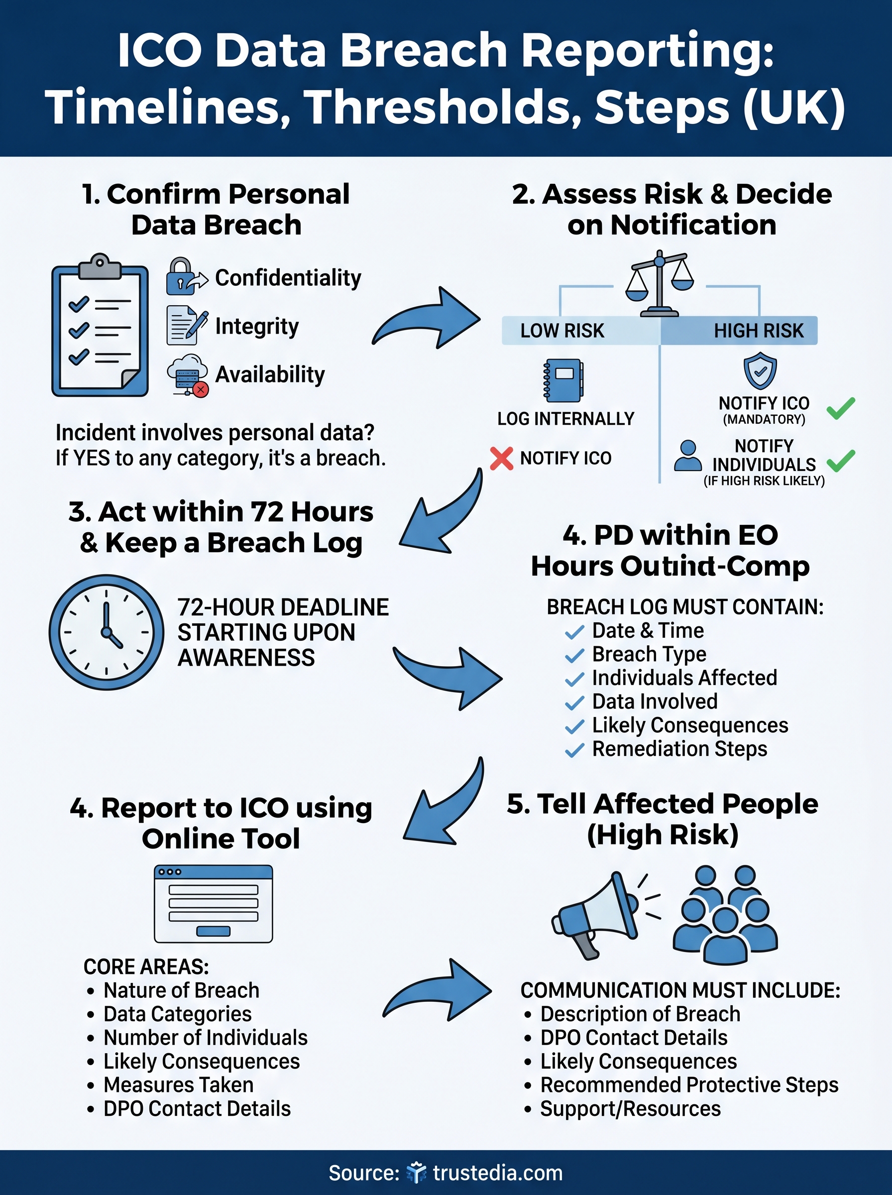 Ico Reporting How to Report Personal Data Breaches to the ICO Within 72 Hours