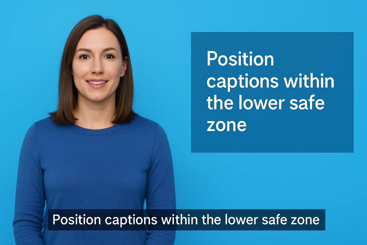 Safe zones and how to avoid blocking key visuals