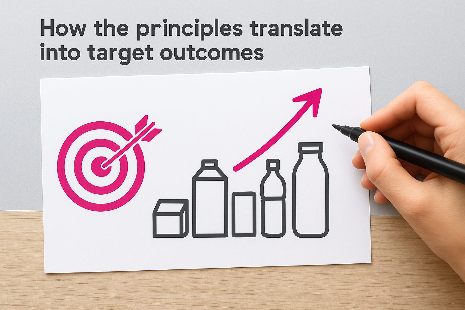 How the principles translate into target outcomes