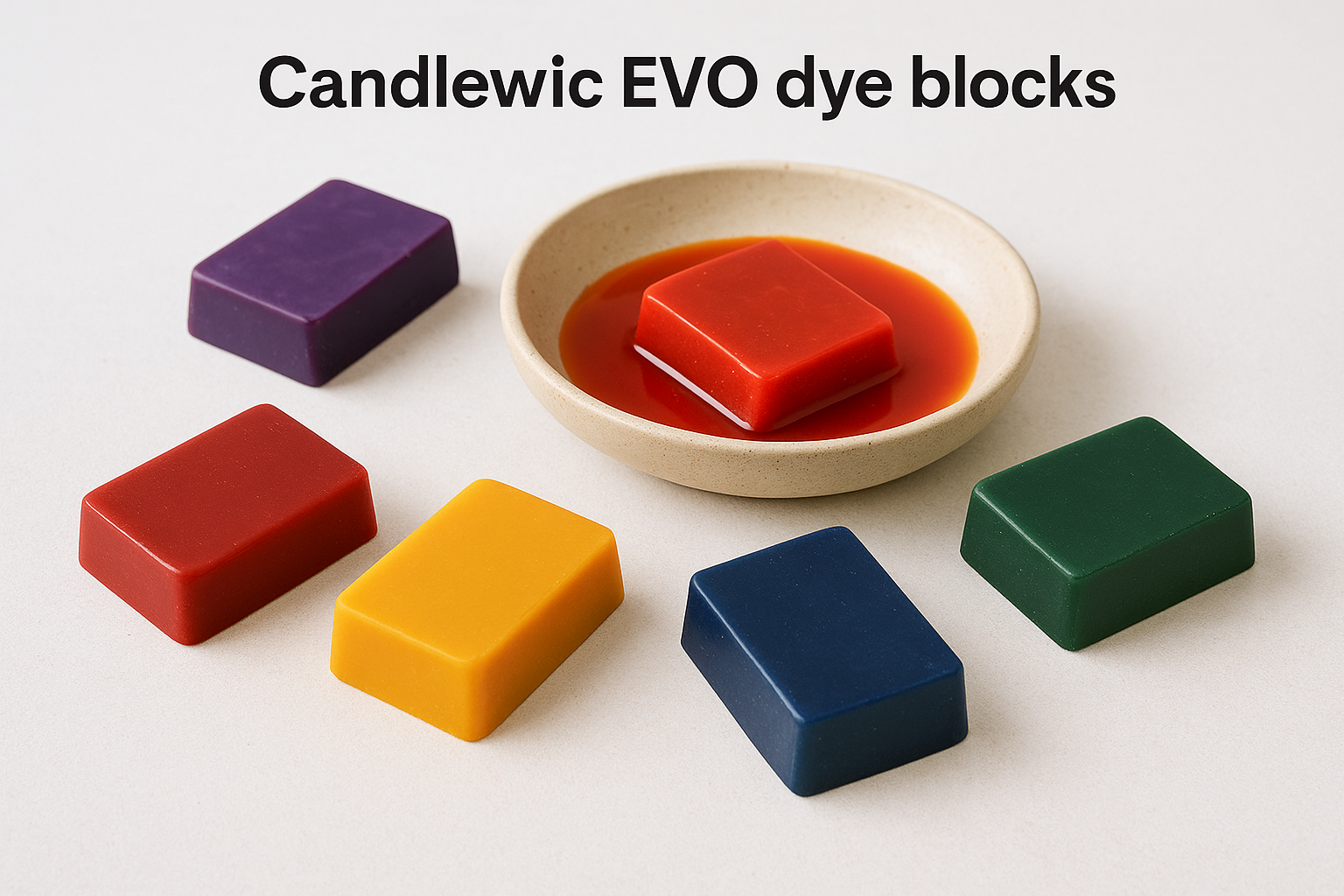 3. Candlewic EVO dye blocks
