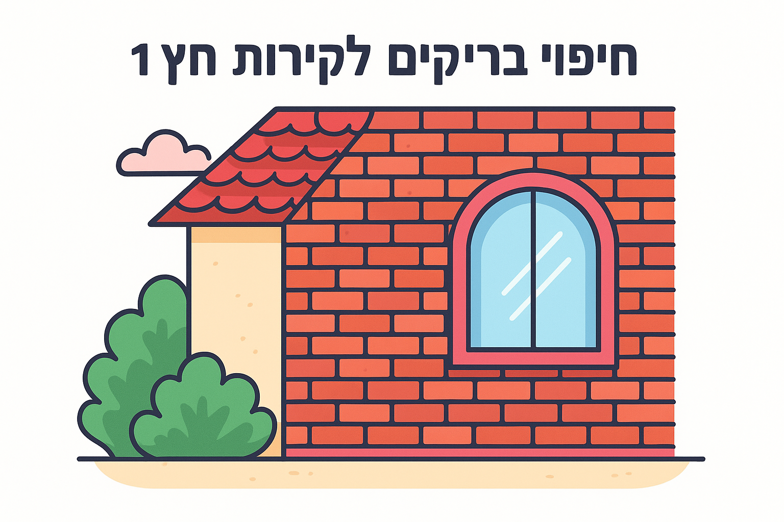 1. חיפוי בריקים לקירות חוץ