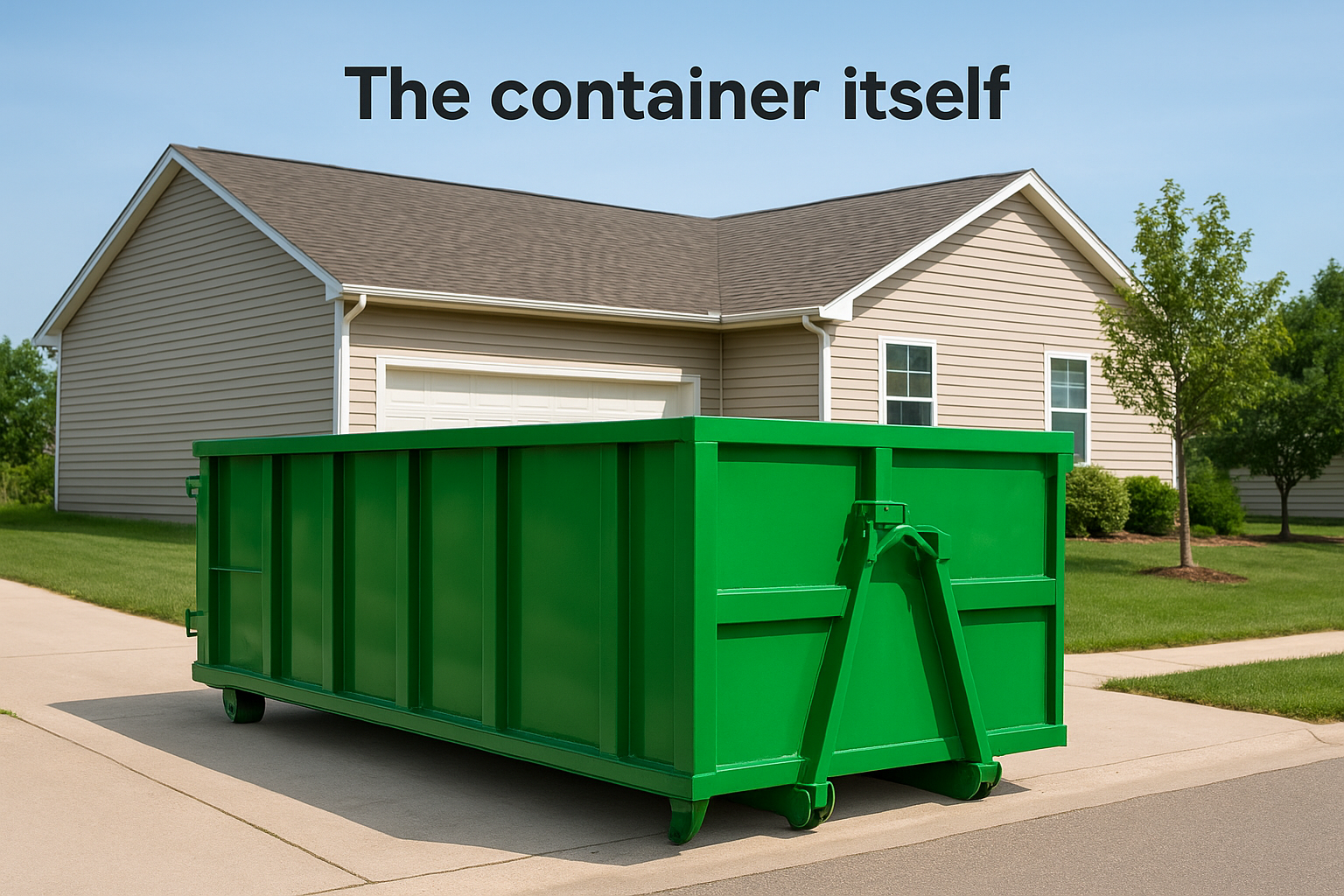 The container itself