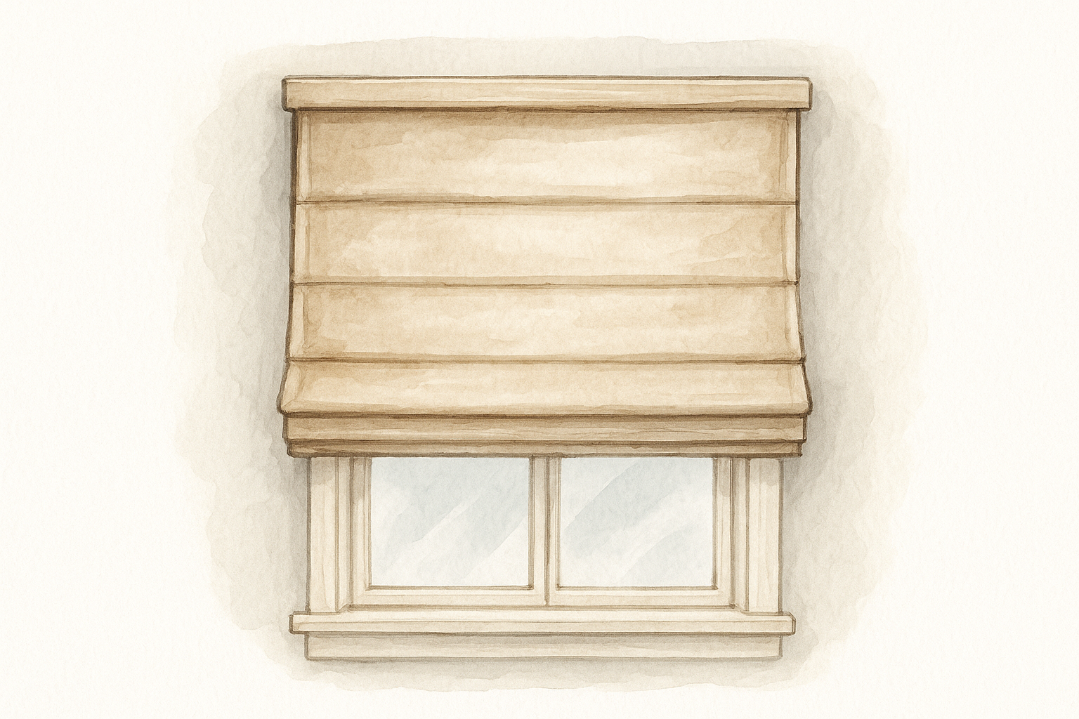 2. LUMIA custom Roman shade