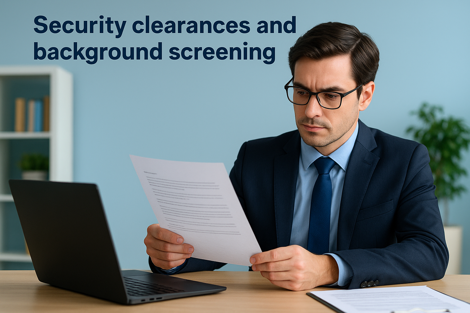 Security clearances and background screening
