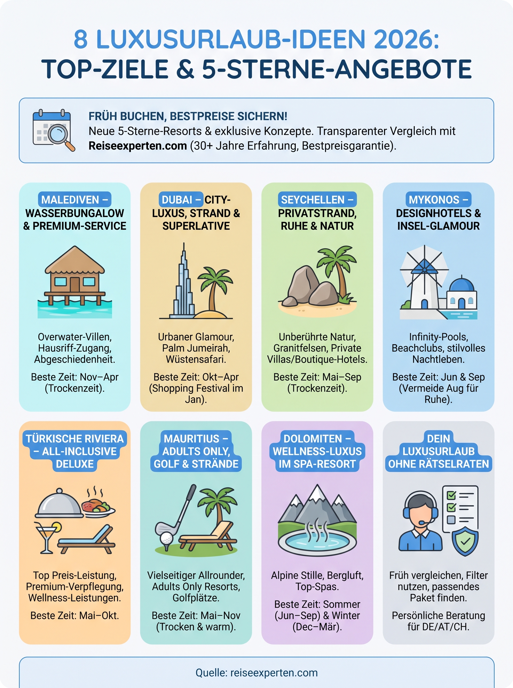 luxusurlaub infographic