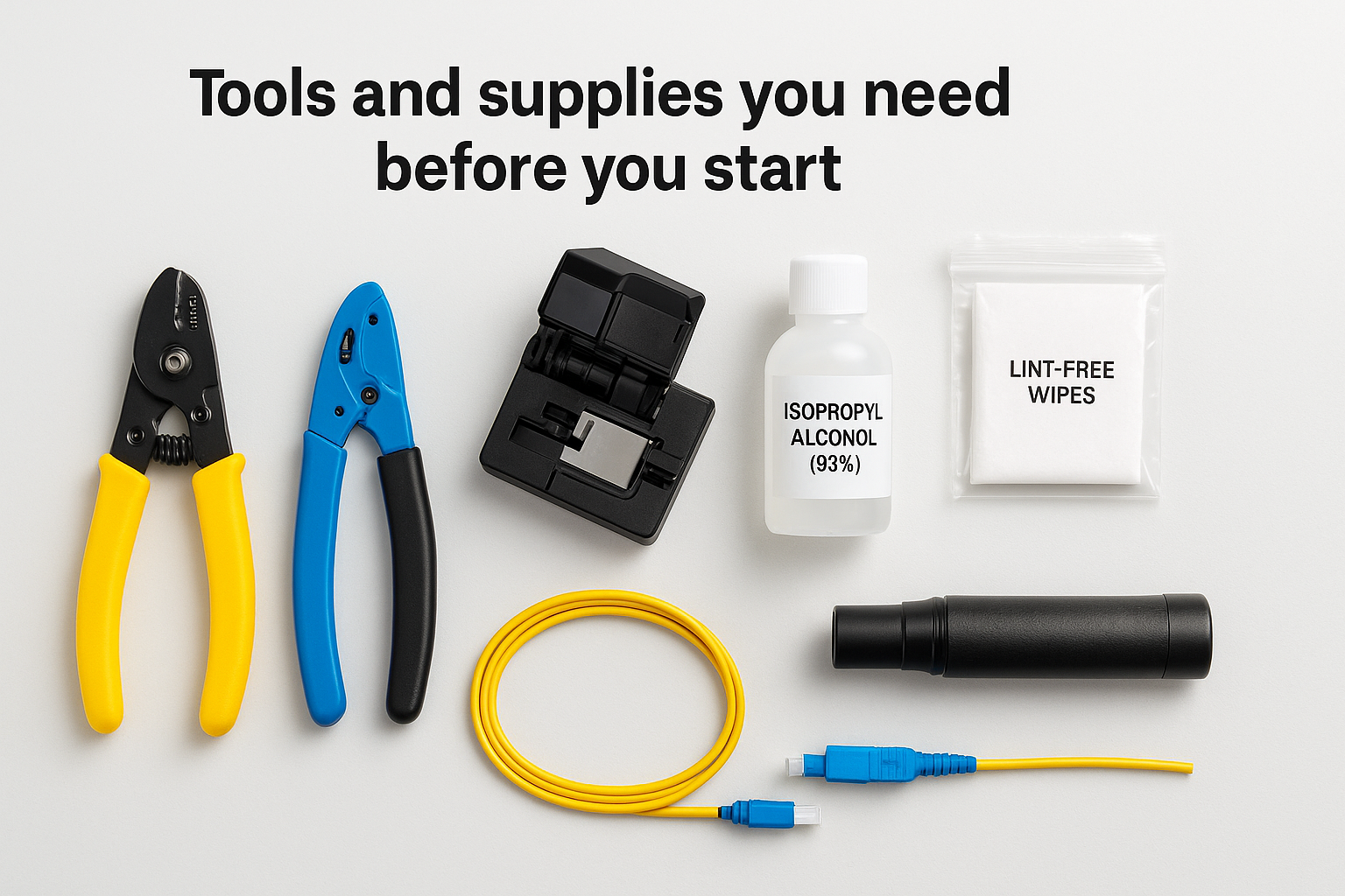 Tools and supplies you need before you start