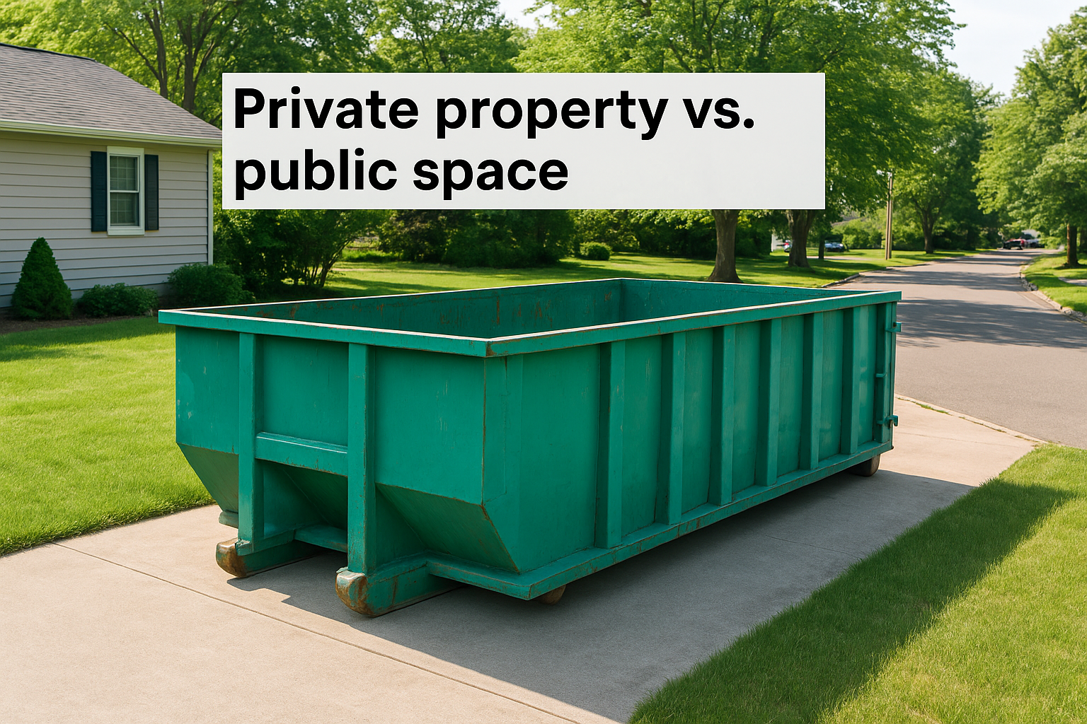 Private property vs. public space