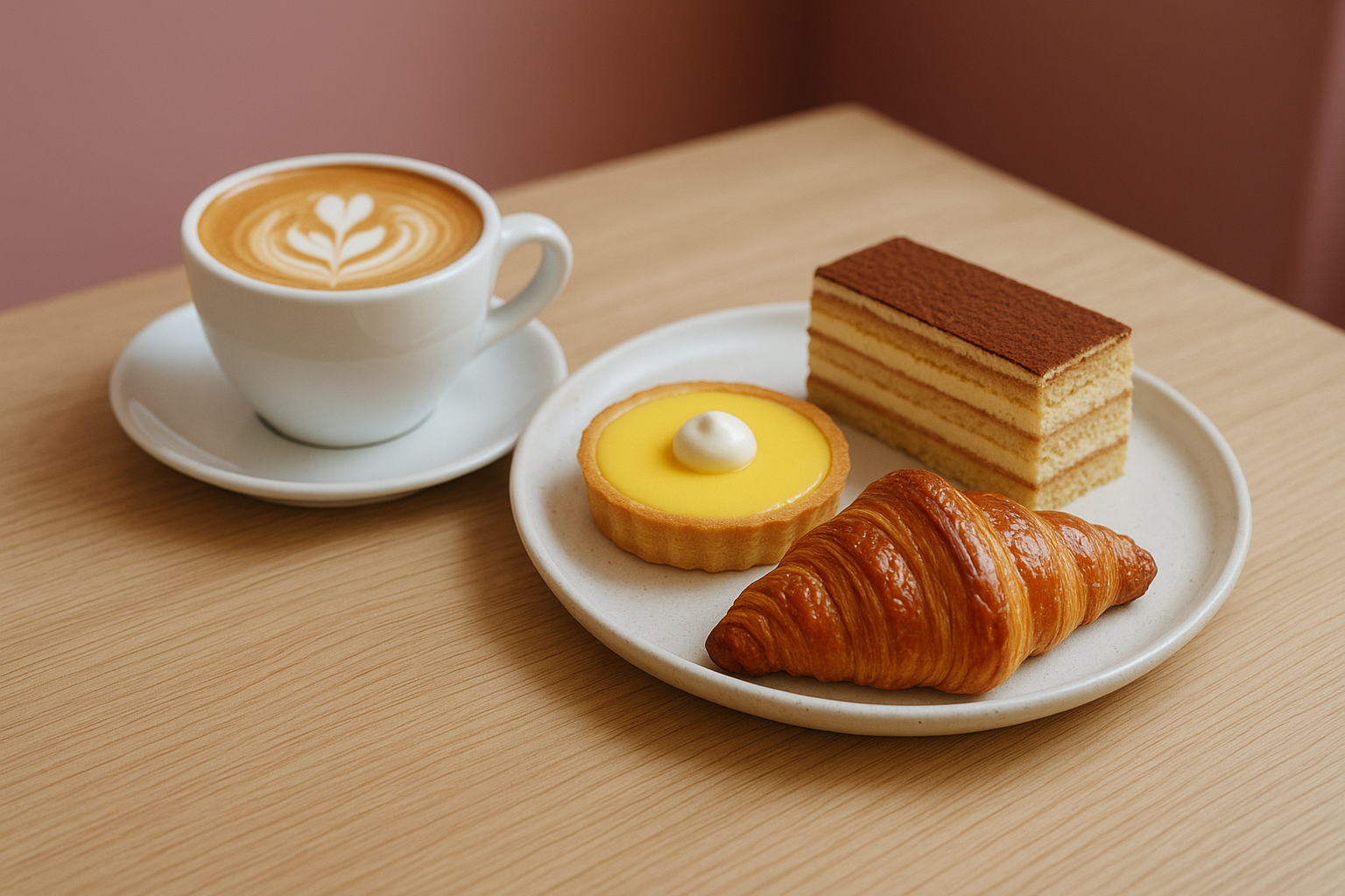 What to order for pastries and coffee