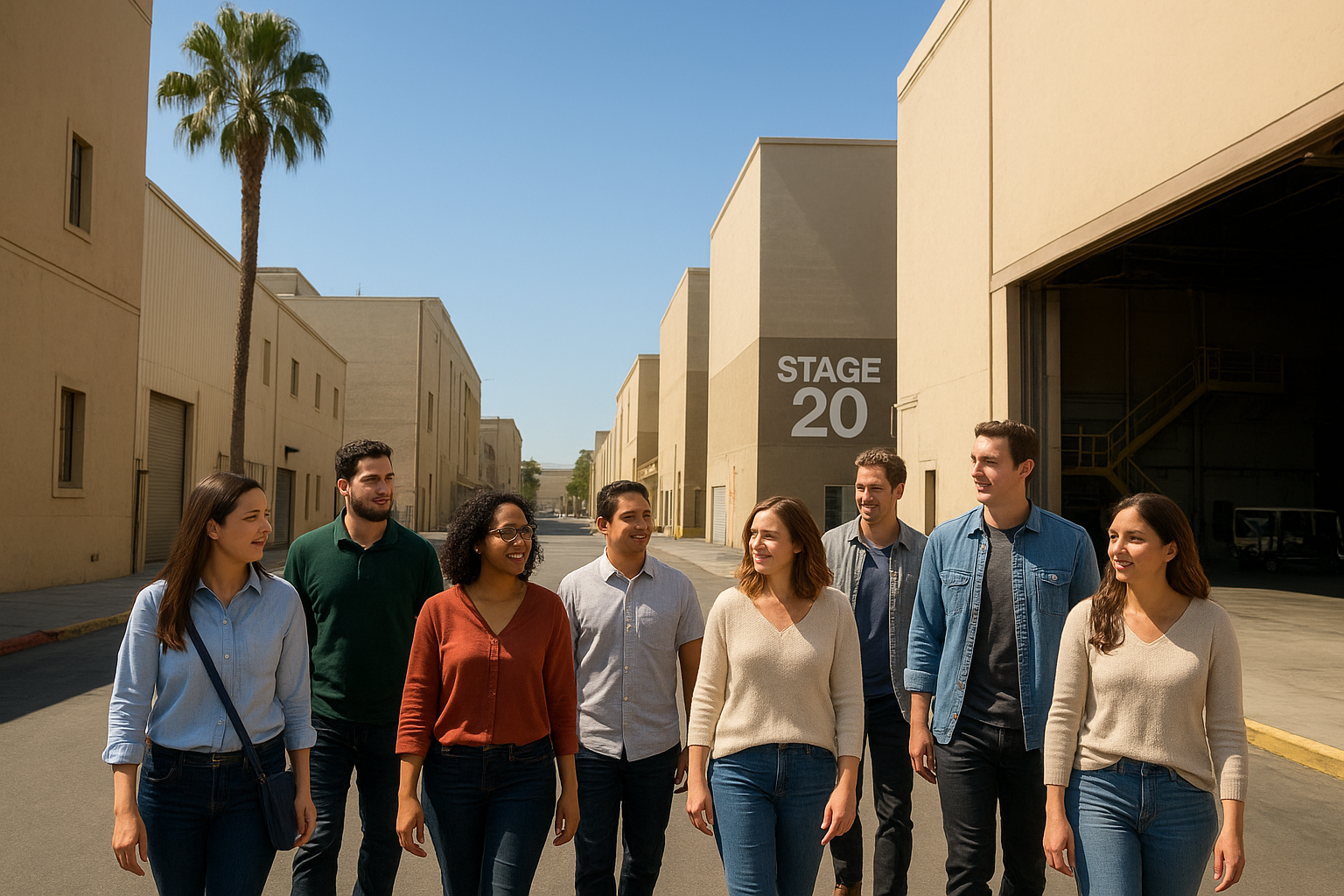8. Studio lot tour in Burbank