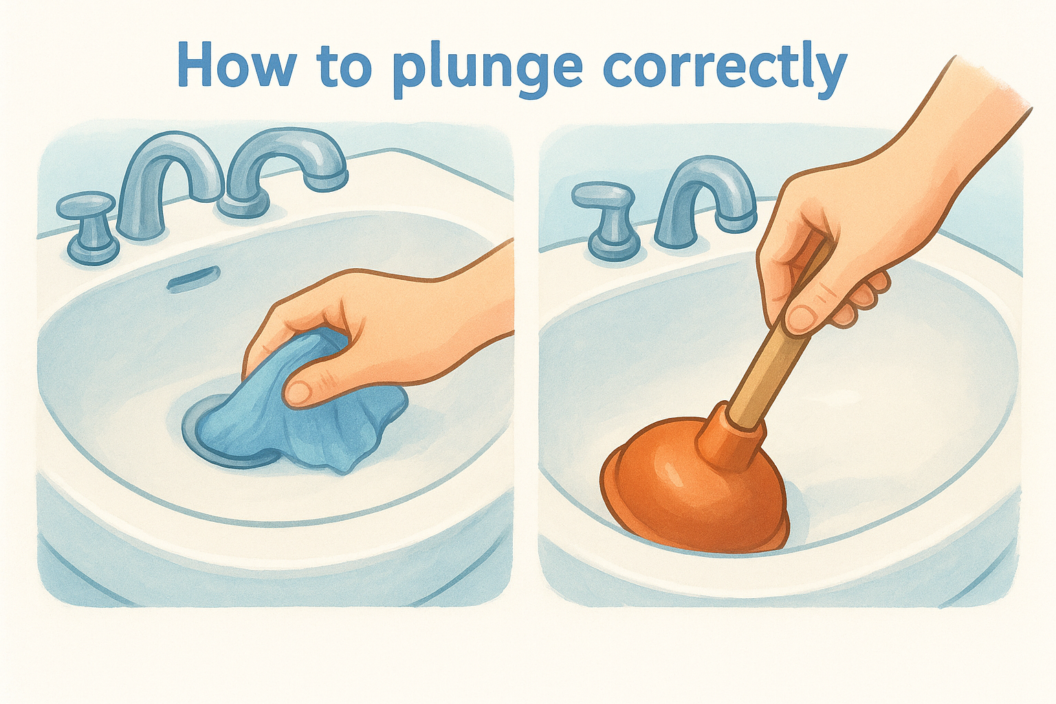 How to plunge correctly