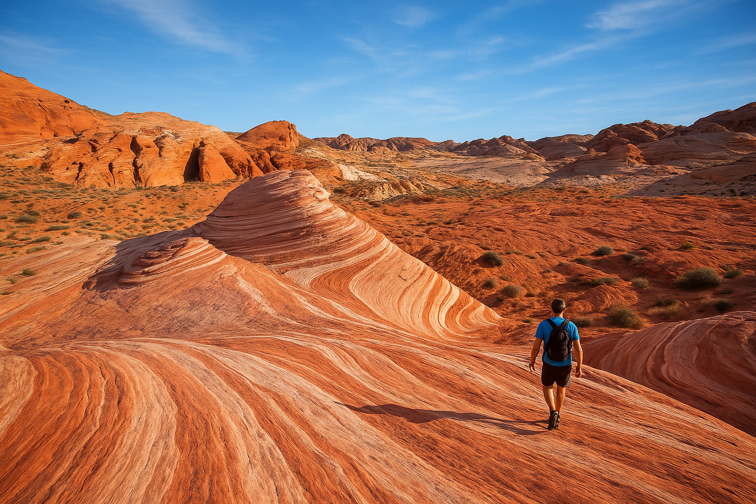 3. Hike the Fire Wave and the Seven Wonders Loop