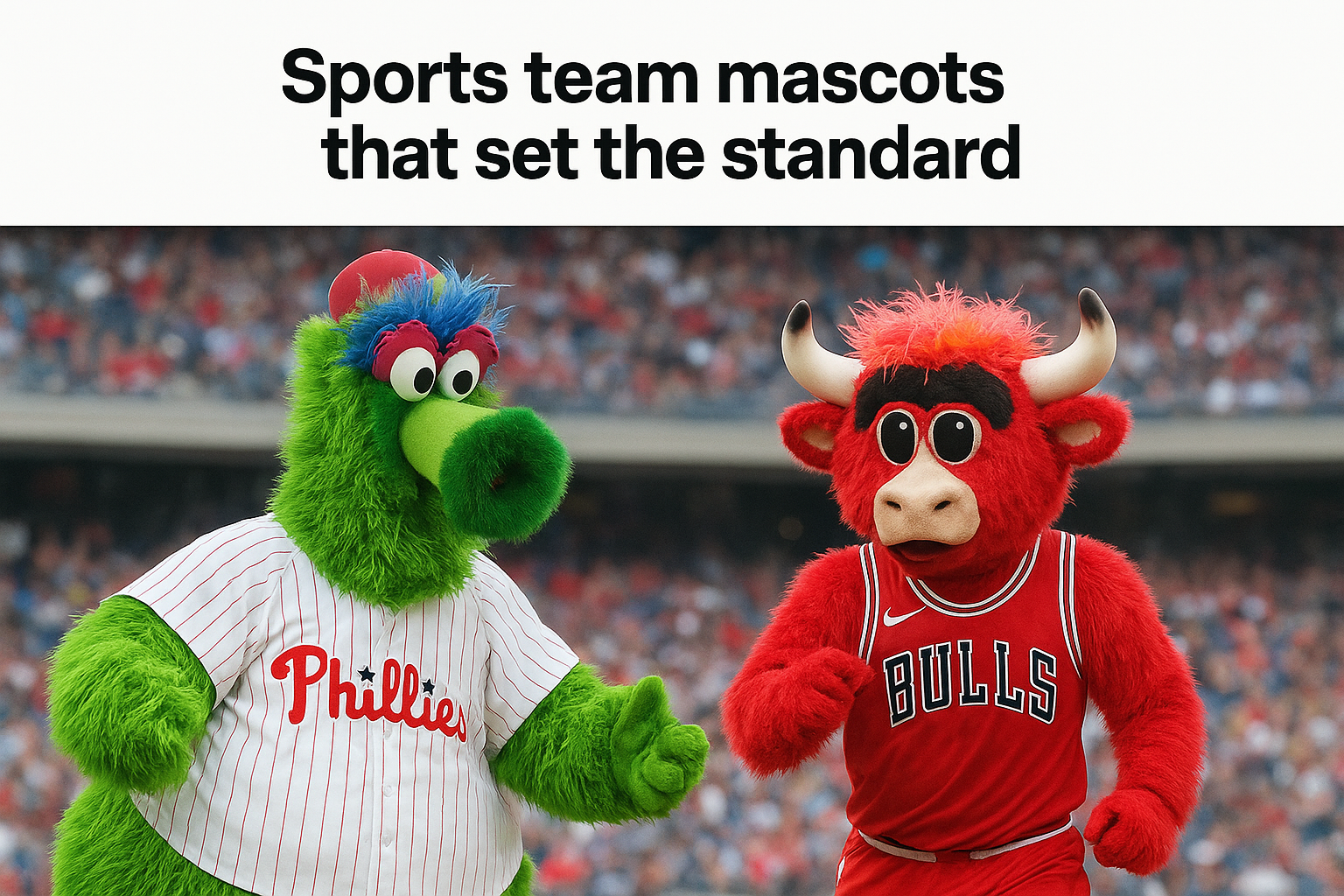 Sports team mascots that set the standard