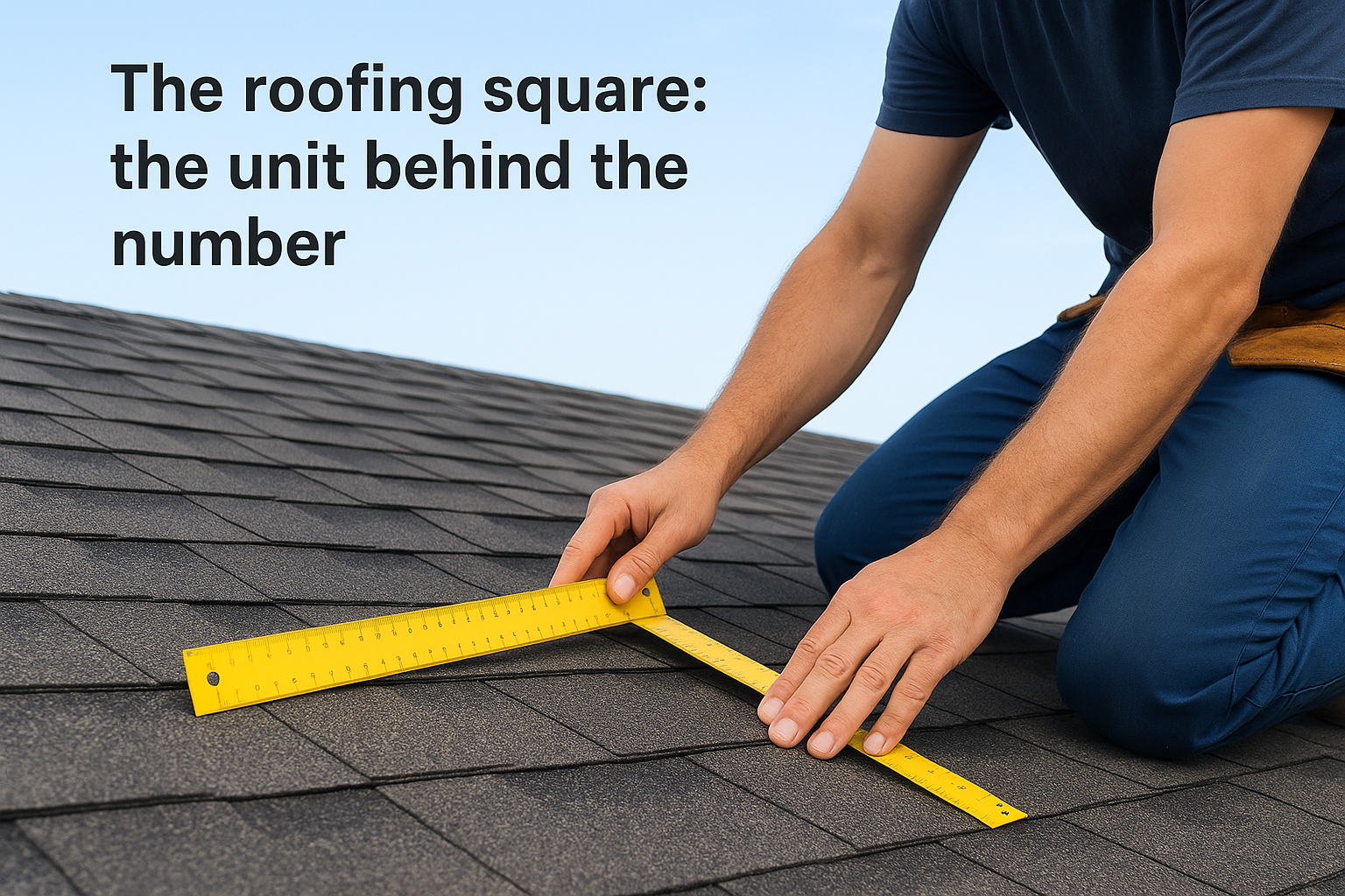The roofing square: the unit behind the number
