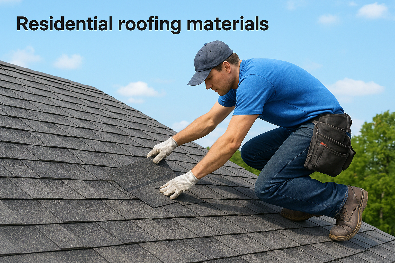 Residential roofing materials
