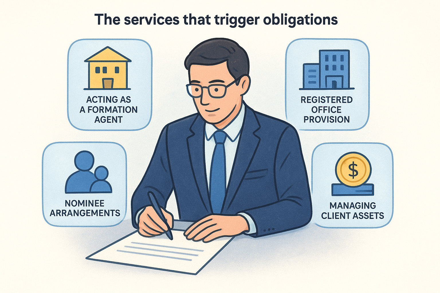 The services that trigger obligations