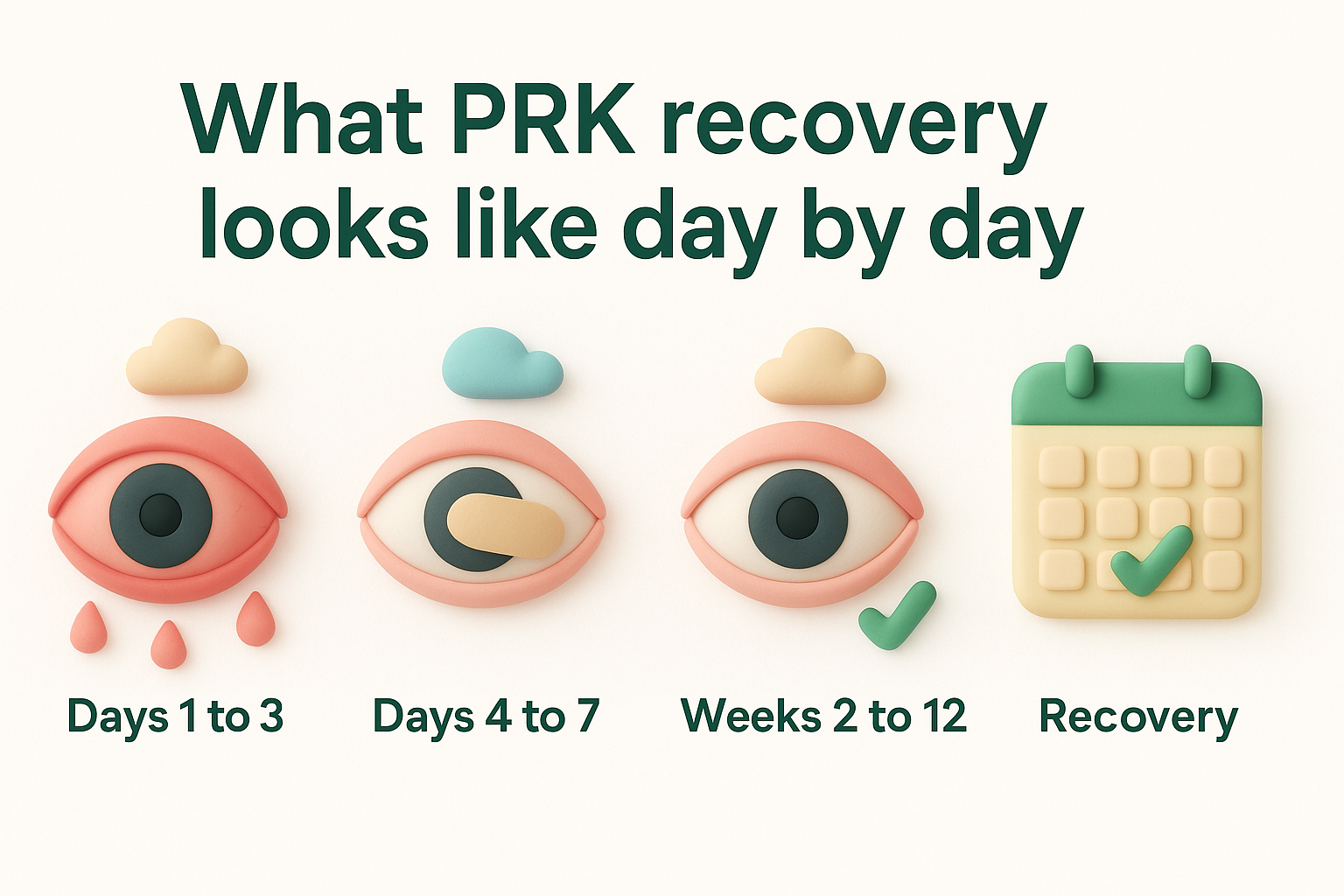 What PRK recovery looks like day by day