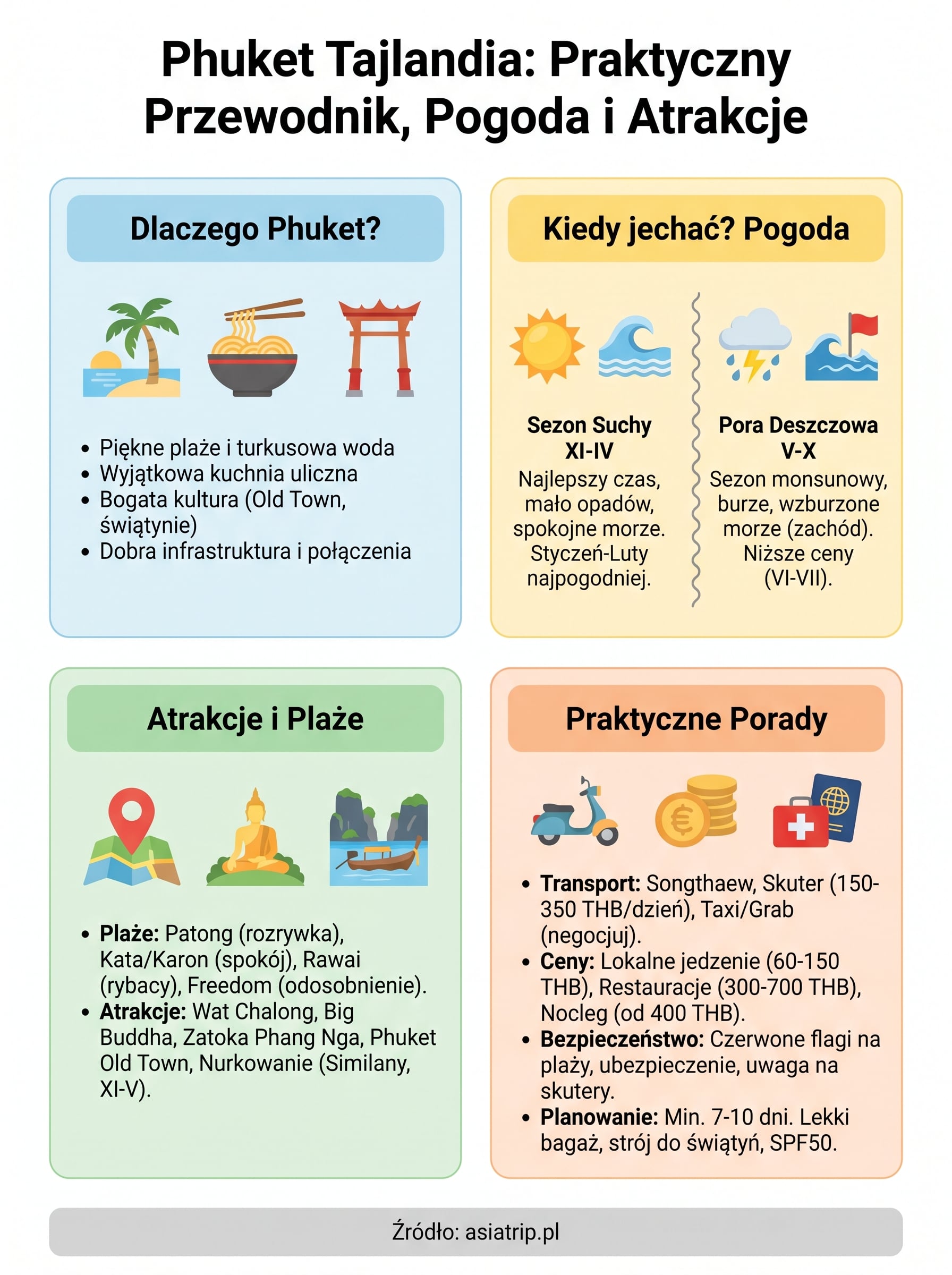 phuket tajlandia infographic