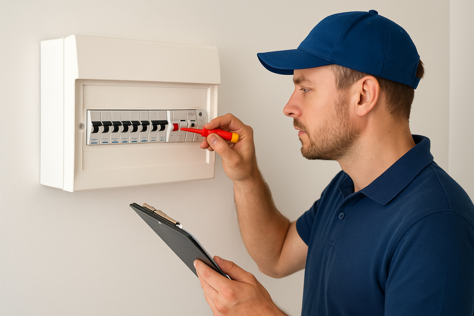 The consumer unit and main switchgear