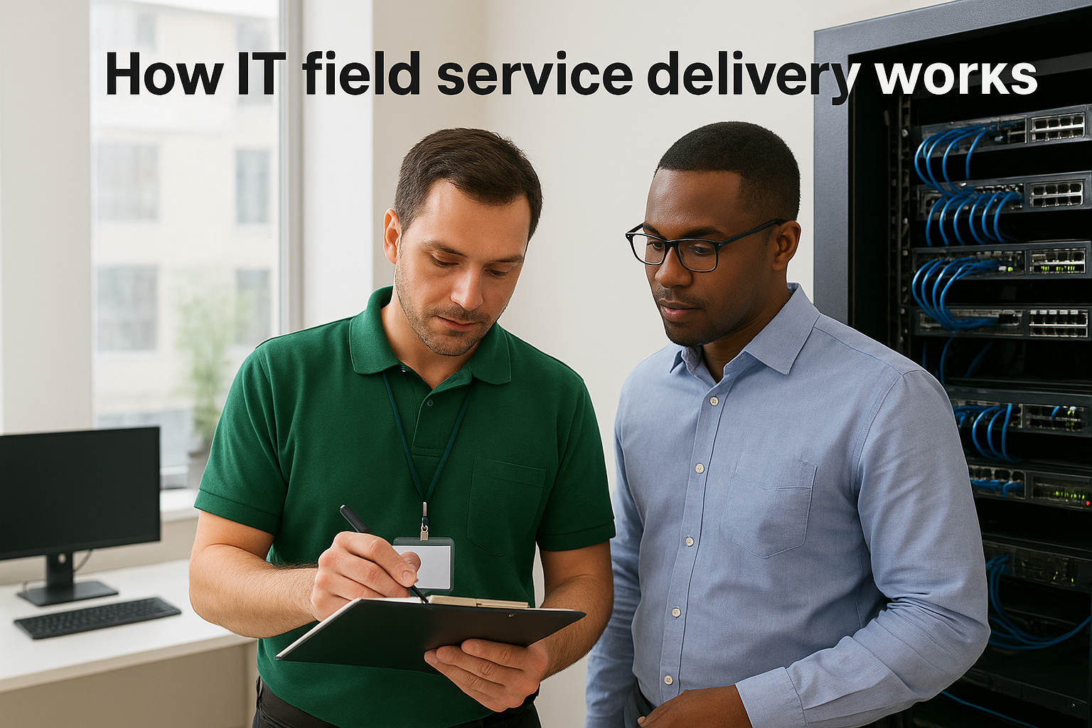 How IT field service delivery works