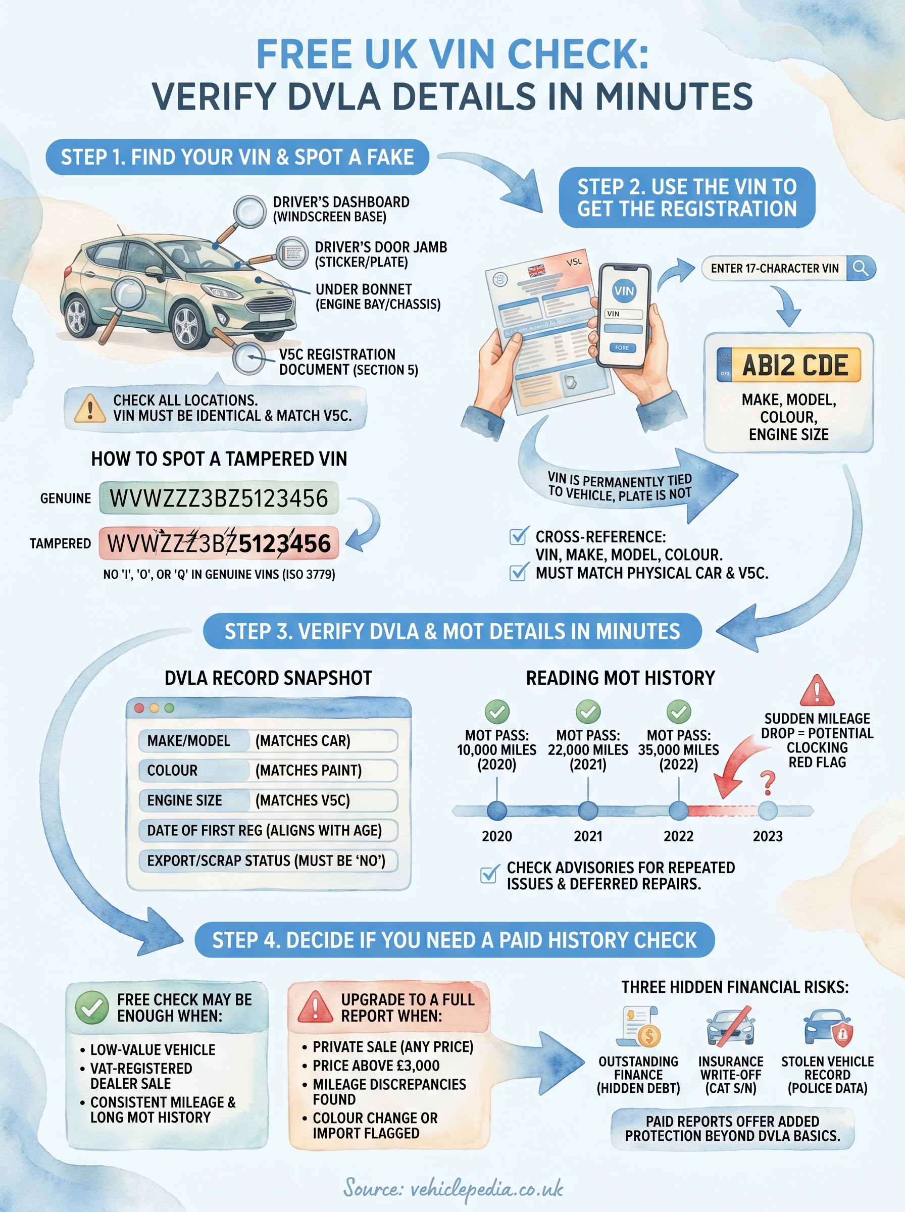 free vin number check uk infographic