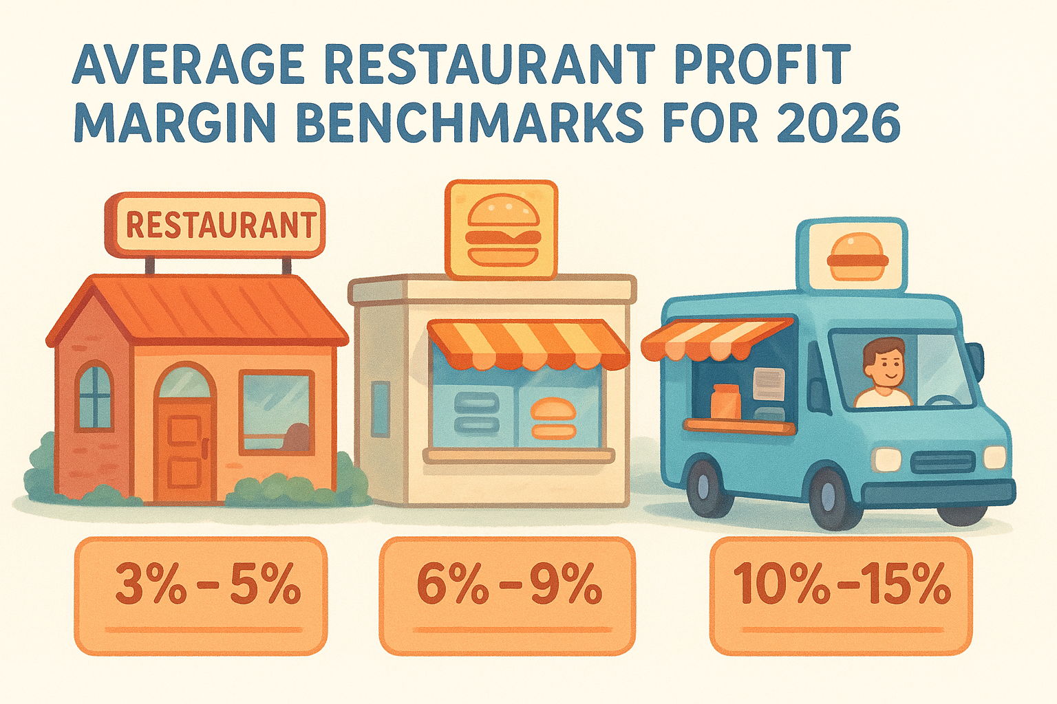 Average restaurant profit margin benchmarks for 2026