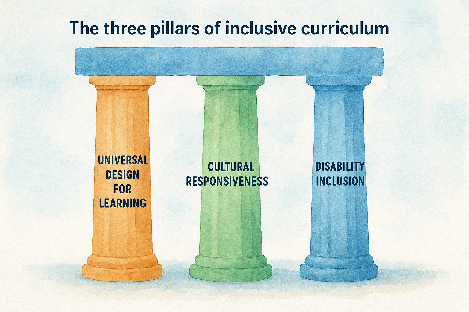 The three pillars of inclusive curriculum