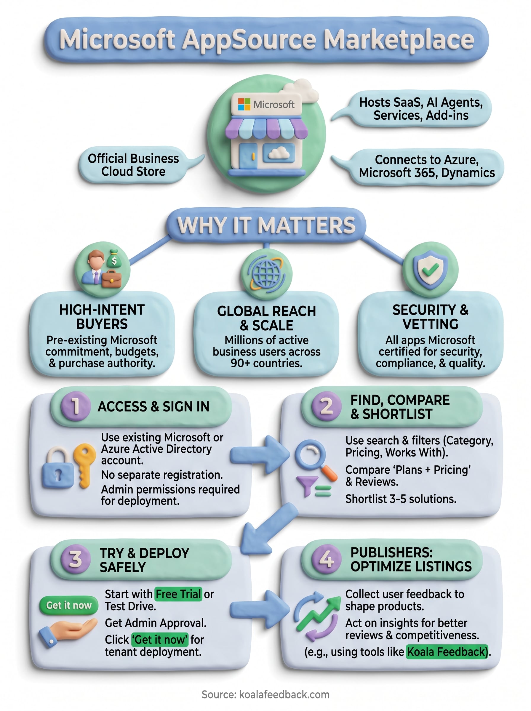 microsoft appsource marketplace infographic