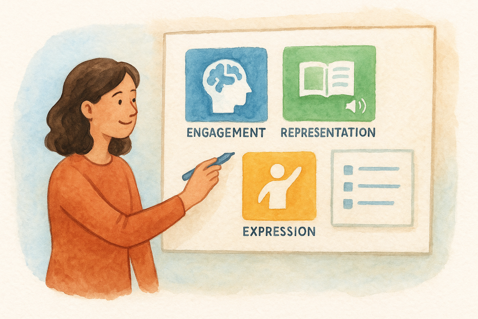 Apply the three UDL principles to your planning